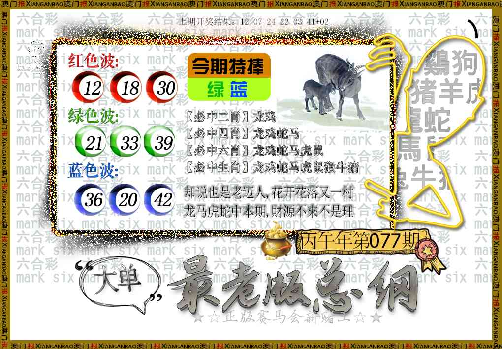 077期最老版总纲[图]