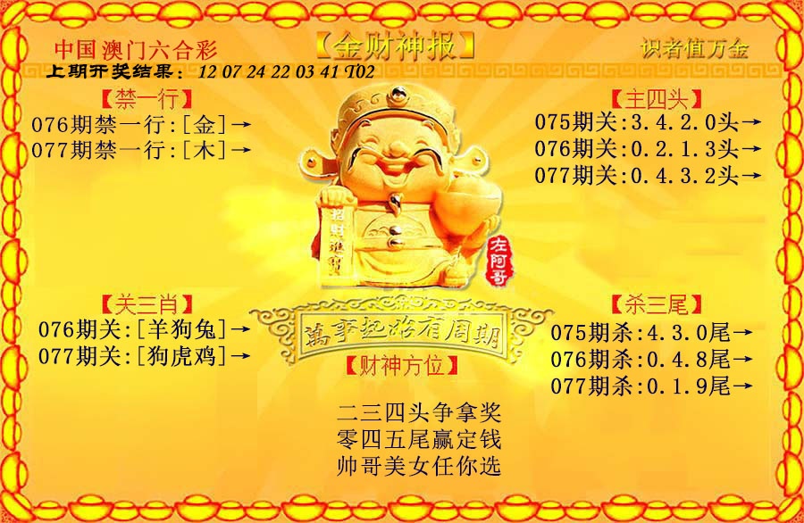 077期金财神[图]