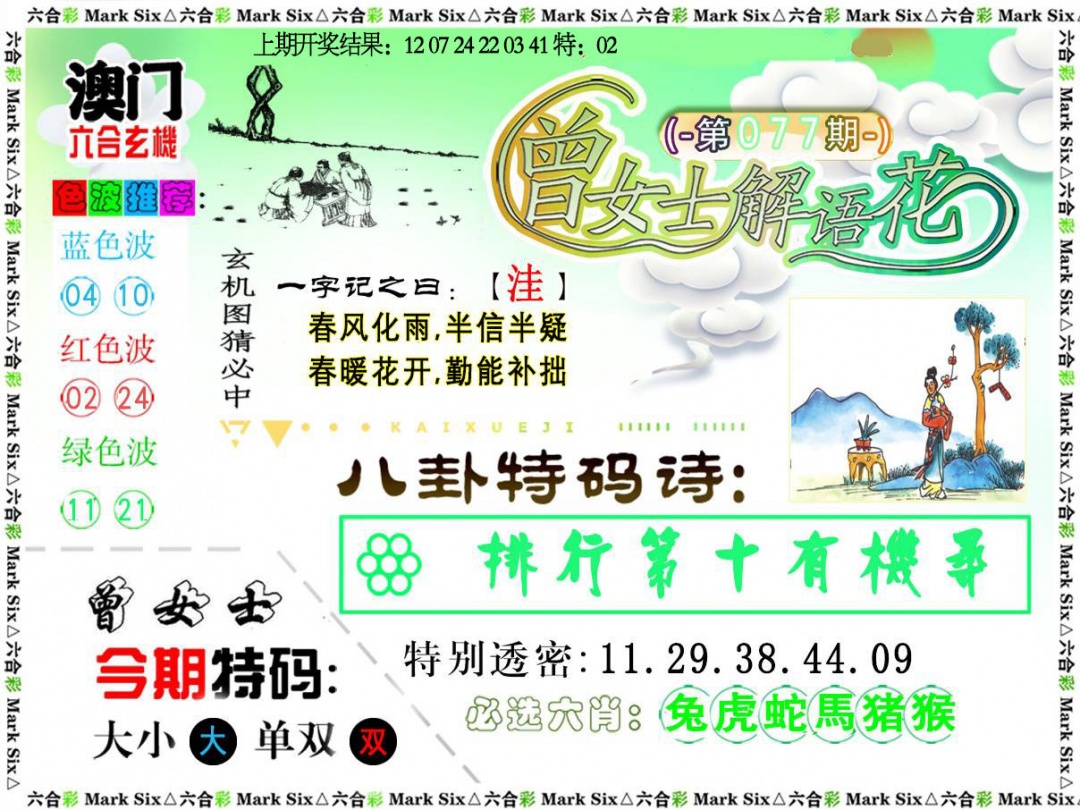 077期曾女士解语花[图]