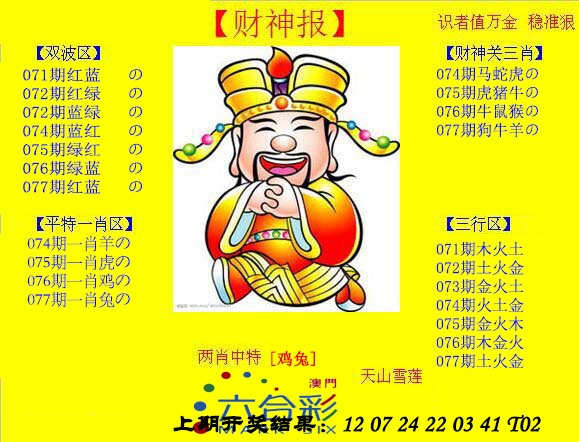 077期黄财神[图]